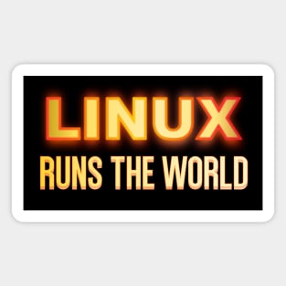 Linux Runs the World Magnet